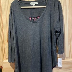 3/4 sleeve blouse, brand new with tags